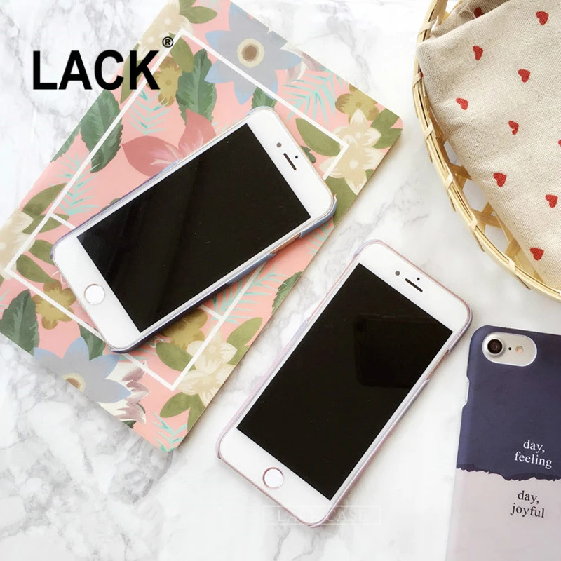 Чехол для iphone 7 с надписью LACK модный мультяшный чехол PLus милые Чехлы телефона