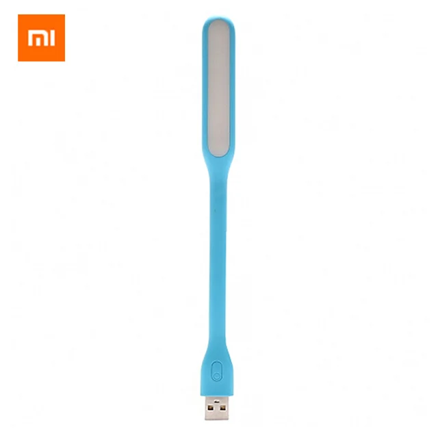 blue LED Xiaomi mi светодиодный USB светильник, улучшенная версия+ mi USB вентилятор, портативный адаптер для ноутбука, ноутбука, компьютера - Цвет: blue LED