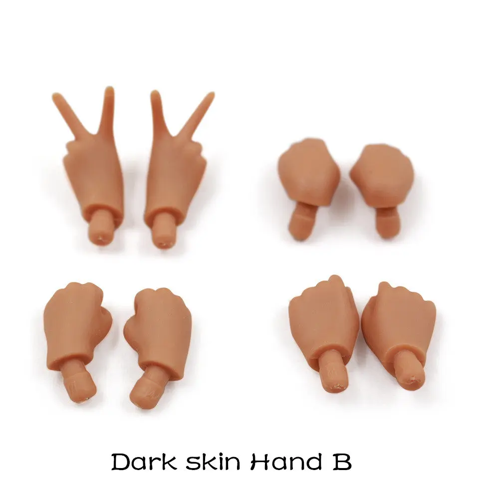 Joint Body 8.5 inch For 12 Blyth Doll with Big Breast Black Skin Suitable for DIY Free Shipping|joint body|joint body blythefor dolls |