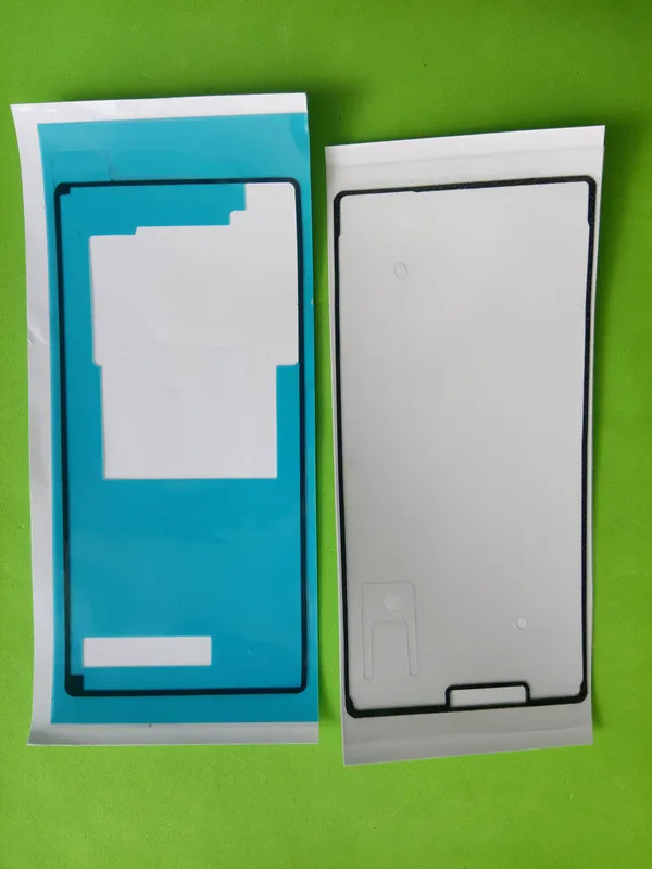 10 комплектов = 20 шт. для Sony Xperia Z3 L55T L55U D6653 D6633 передняя ЖК-панель клей и задняя