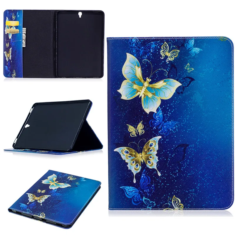 Для Tab S3 9 7 чехол мультфильм кошелек Panda принципиально для Samsung Galaxy T820 SM T825 планшета