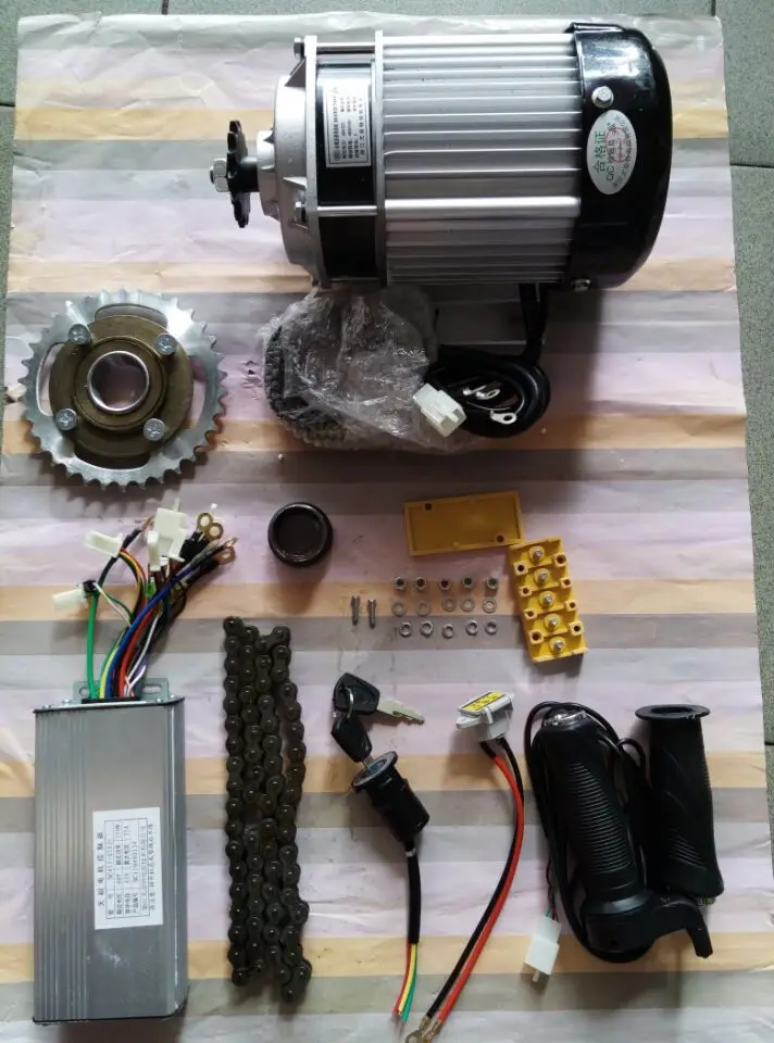 

750W 60V brushless gear decelerating motor, light electric tricycle kit