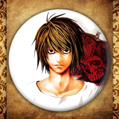 Японское аниме дэт нот бейдж с дисплеем модная мультяшная фигурка Yagami светильник Misa Amane броши булавки ювелирные изделия аксессуары - Окраска металла: 9