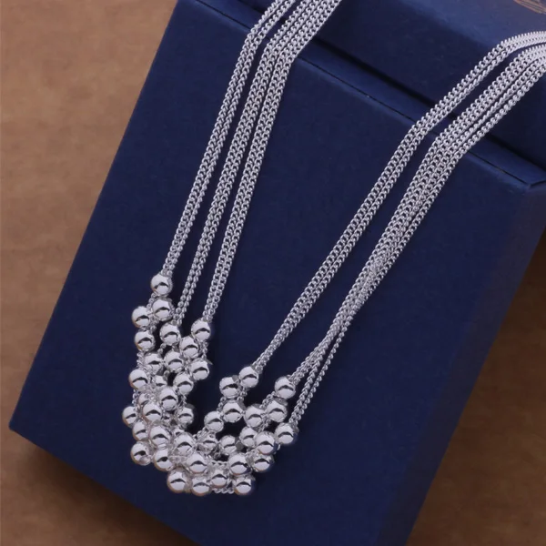 Женское Ожерелье с кулоном AN539 ювелирное изделие серебряного цвета|jewelry hanger|jewelry