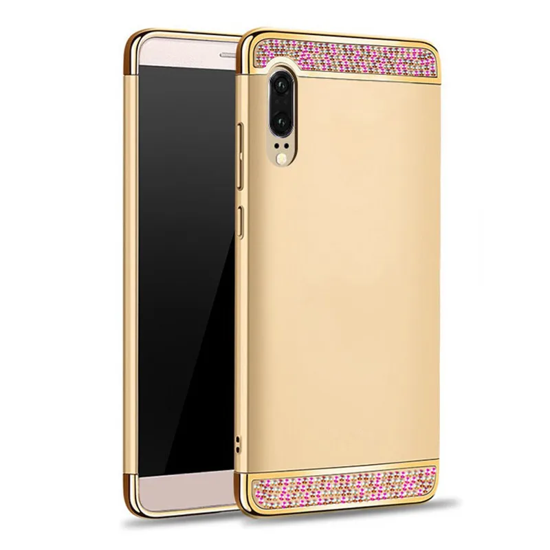 Y6 Prime 2018 блестящие жесткие чехлы со стразами для huawei Y9 Y5 Y7 PRO 2019 honor 8a pro Y3 2017 на