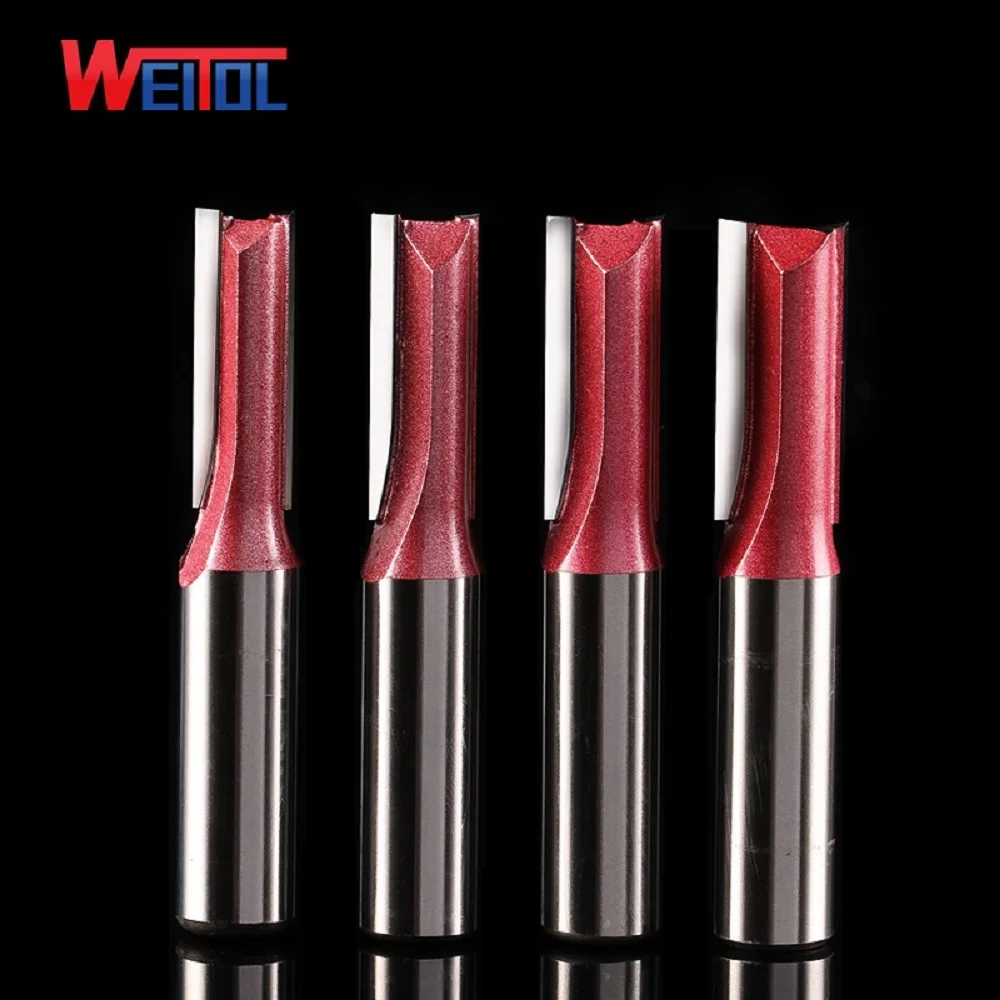 Weitol 1 шт. 1/2 дюйма двойные канавки метрические прямые биты деревообрабатывающие