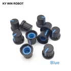 Колпачки для потенциометра с накаткой, 6 мм, 10 шт.