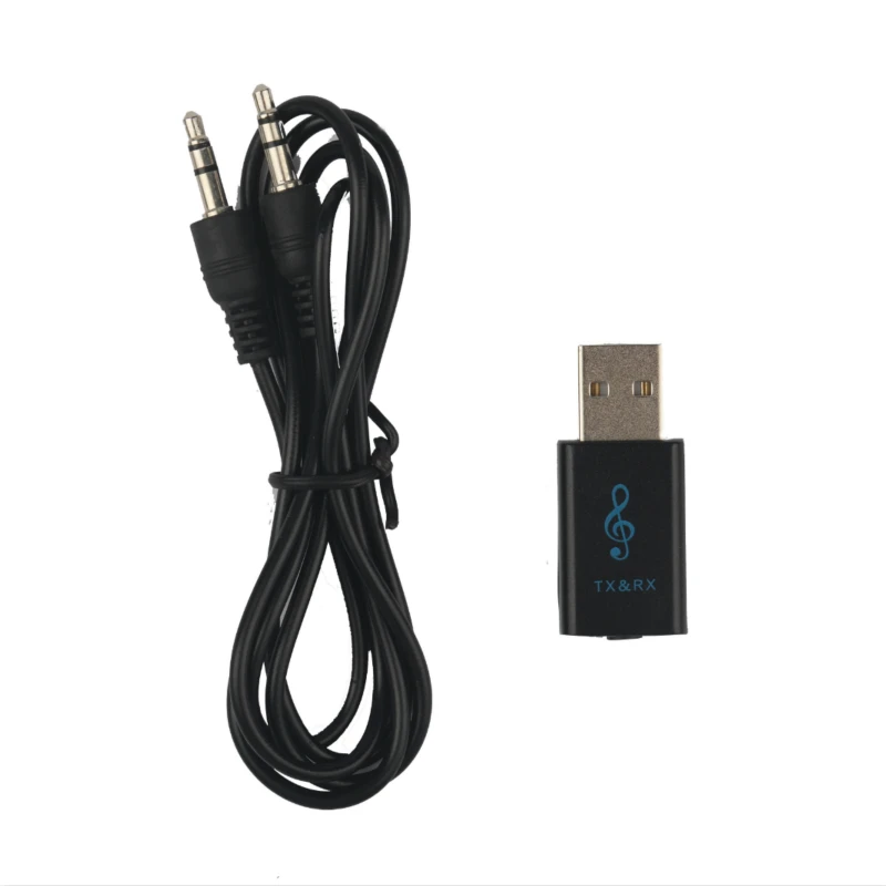Bluetooth 5,0 приемник передатчика 3,5 мм стерео аудио звук Музыкальная подвеска адаптер для ТВ PC головная
