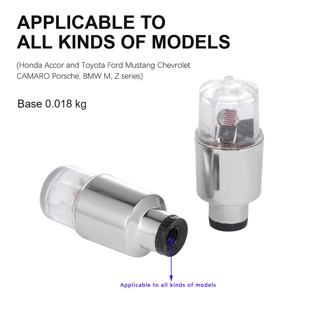 2 шт. неосветильник колпачки для клапанов шин мотоциклов | Автомобили и мотоциклы