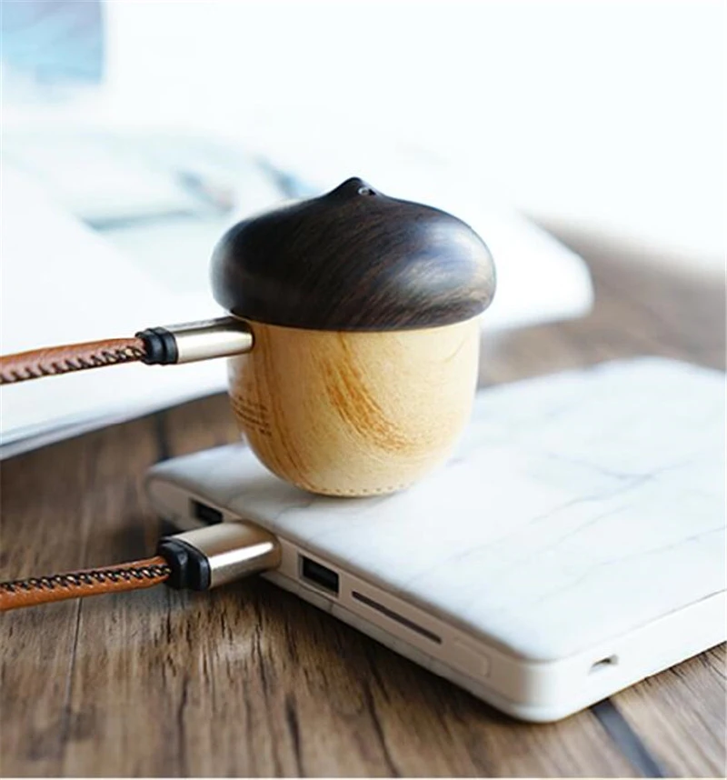2 Вт USB древесины Bluetooth Динамик мобильный телефон открытый шишка Портативный мини