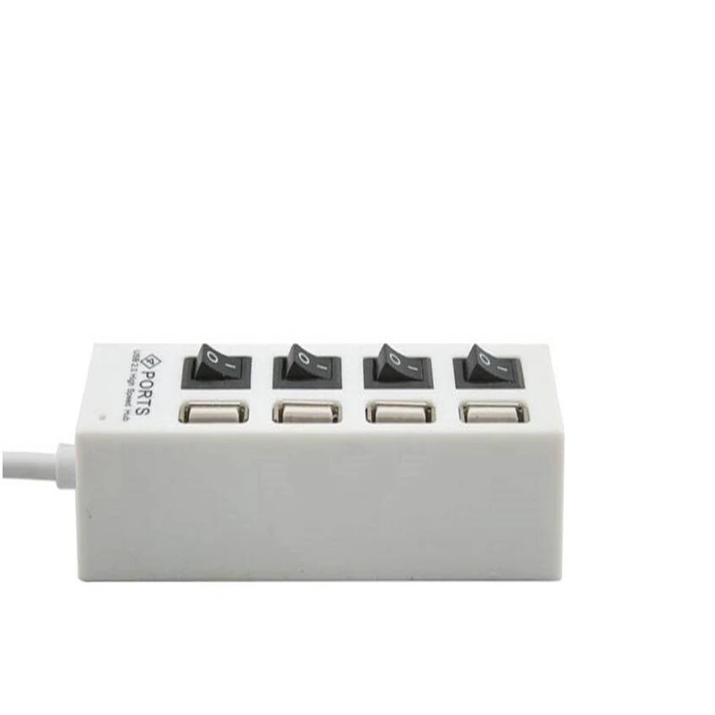 effelon Mini High Speed USB 2.0 4 Ports Charger Portable 480 Mbps On/Off Switch Splitter Adapter For PC Laptop | Мобильные телефоны