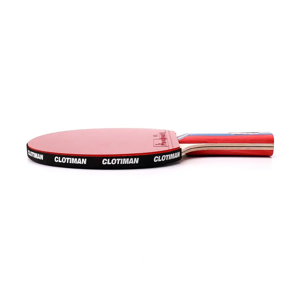 Professional Carbon Fiber Table Tennis Racket Blade Rubber With Double Face Pimples In | Rackets