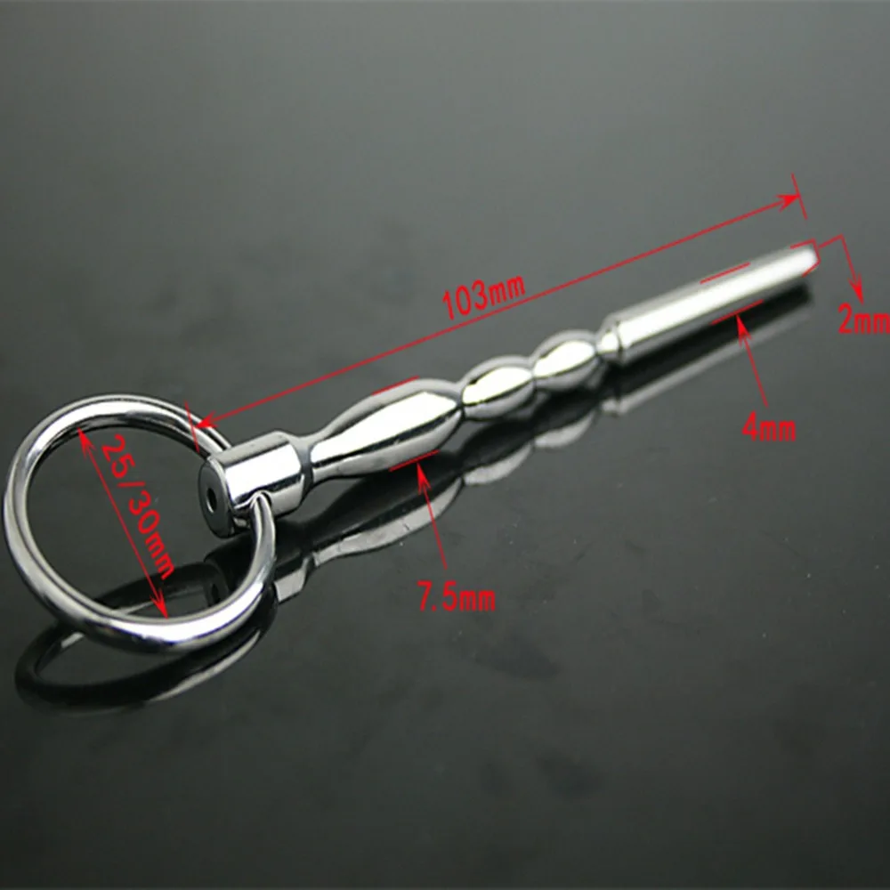 Пробка для мужского пениса из нержавеющей стали диаметр 7 5 мм|stainless steel urethral|urethral