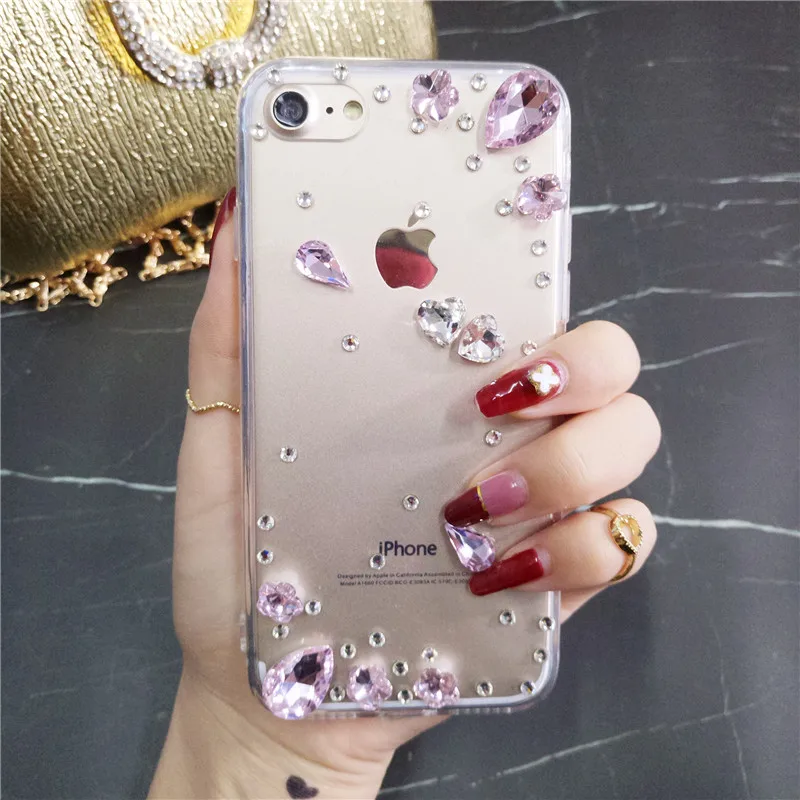 Чехол для телефона XSMYiss SamsungS6 S7 S8 S9 S10 S11 Plus Note5 8 9 10 со стразами и бриллиантами