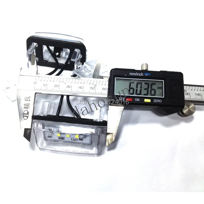 2PC x dahosun LED License Plate Light Lamps For PICASSO P106 P107 P1007 P205 P206 P306 P307 P308 P3008 P405 P406 P407 P5008 P605 |