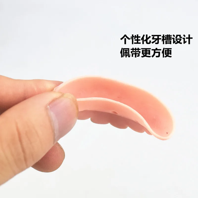 

8PCS Prank Startle Tooth Halloween Scary Crooked Monster Teeth Novelty Toy Children Adult Horror Teeth Practical Jokes Toys