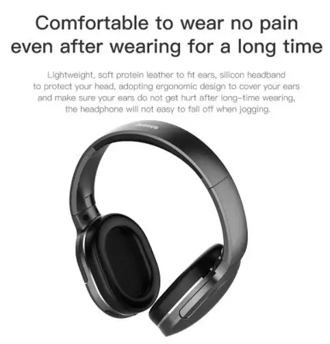 Baseus D02 Bluetooth наушники складной 25 часов воспроизведения музыки Беспроводной