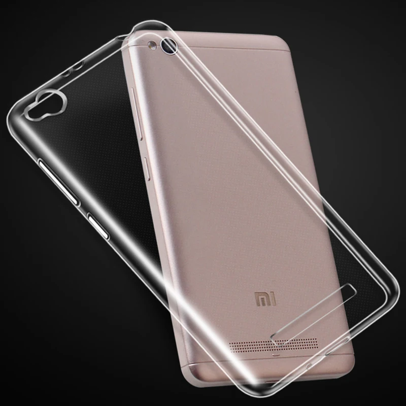 KaiNuEn luxury origine Transparent Clear Soft Back TPU Phone cover coque case for XiaoMi Redmi 4A 4 A redmi4A Silicone silicon |