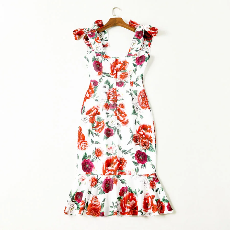 AELESEEN Подиумные женские элегантные платья летние модные без рукавов 2018
