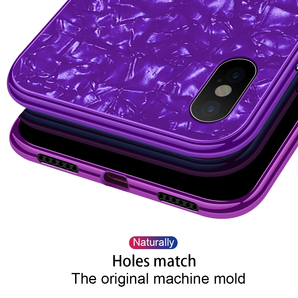 Magnetic Marbling Case For Iphone X XR XS Max Luxury Toughened Glass Hard PC Bakc Cover Coque Fundas | Мобильные телефоны и