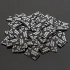 250 штук (50 упаковок) Серебряный кальянный фильтр bong фитинги для труб для сорняков 34 