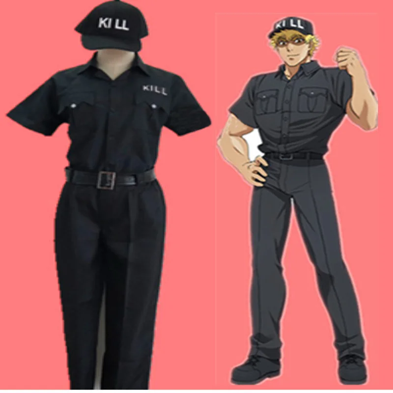 

Клетка на работе, костюм для косплея, убийца t cell Hataraku Saibou