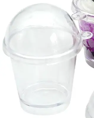 10pcs clear 10 шт. DIY Boba Подвески пластиковые чашки миниатюрные Frappuccino чашки с кукольной крышкой Кукольный дом Siwan попкорн мороженое ювелирные изделия аксессуары - Цвет: 10pcs clear