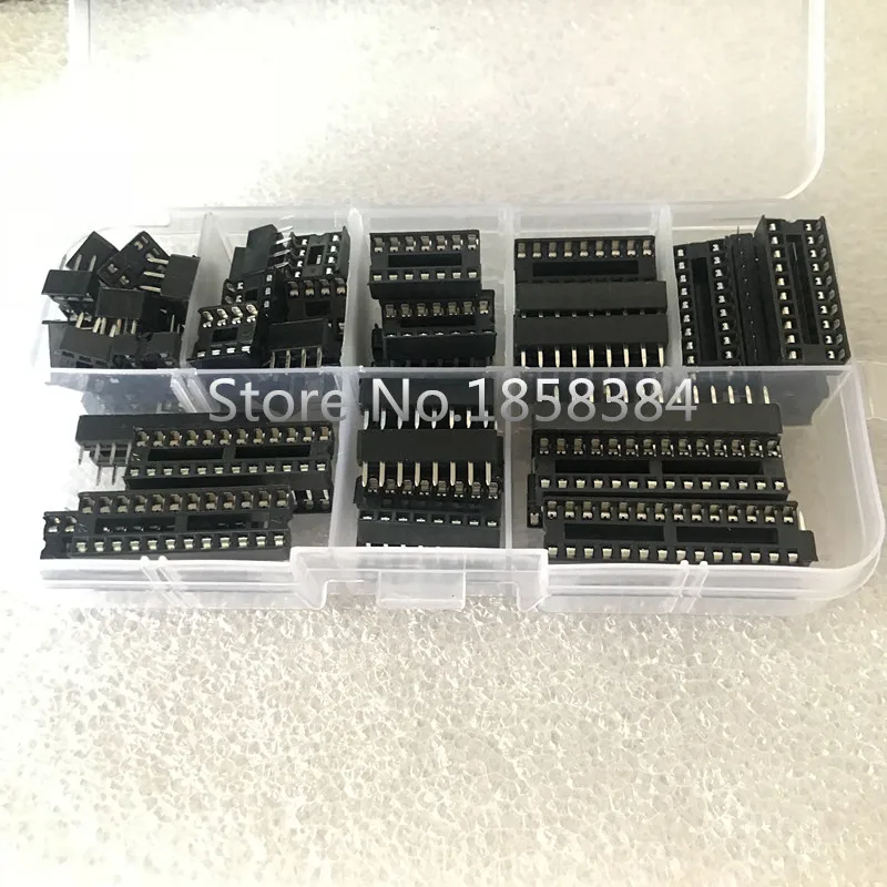 66 шт./компл. с коробкой 6 8 14 16 18 20 24 28 контактами DIP IC адаптер для припоя|set 6|set 2set box |