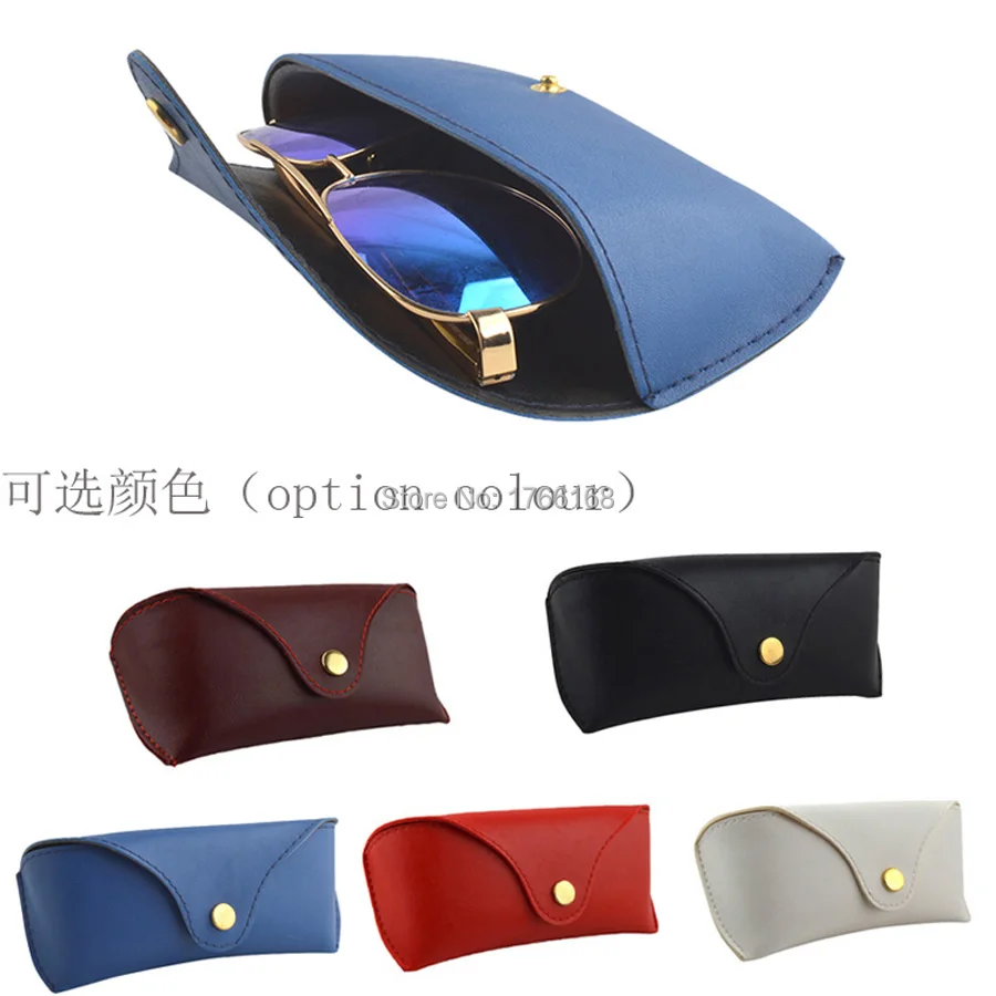 

New PU Leather Sunglasses Eyeglass Case eyewear hold pouch