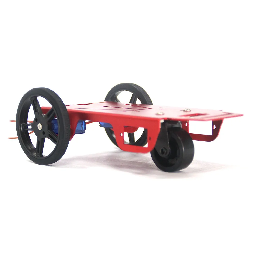 FEETECH 2WD мини 9g servo робот Мобильная платформа комплект FT MC 001 DIY обучающий