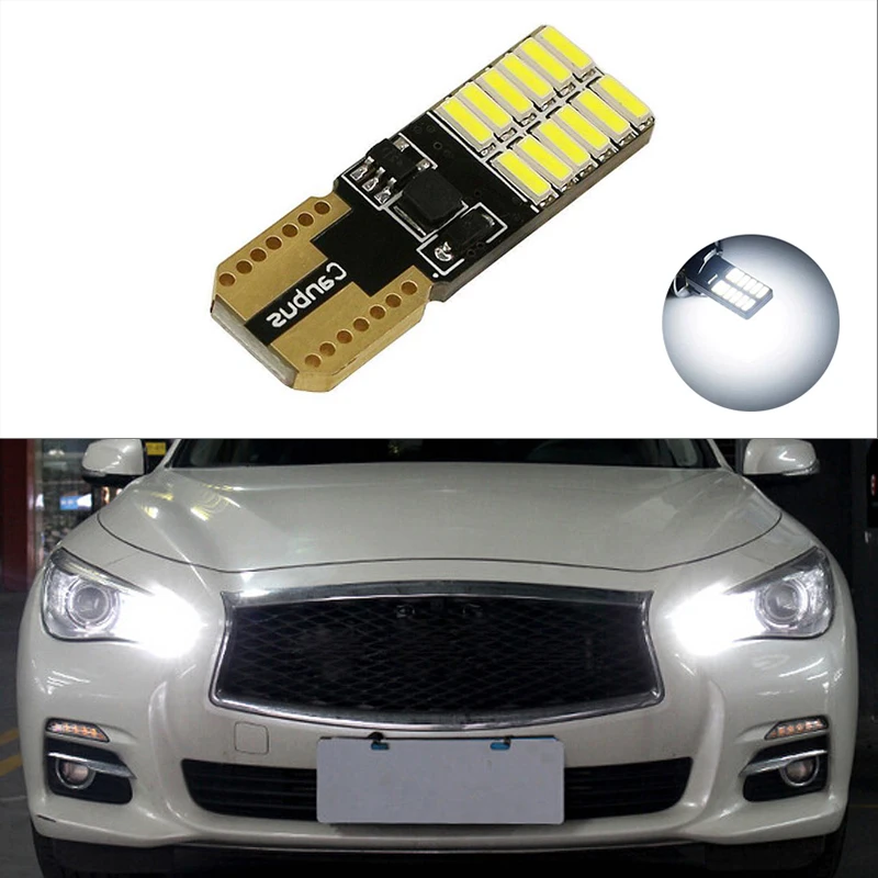 BOAOSI 1x T10 W5W Canbus светодиодсветодиодный автомобильные внутренние парковочные огни