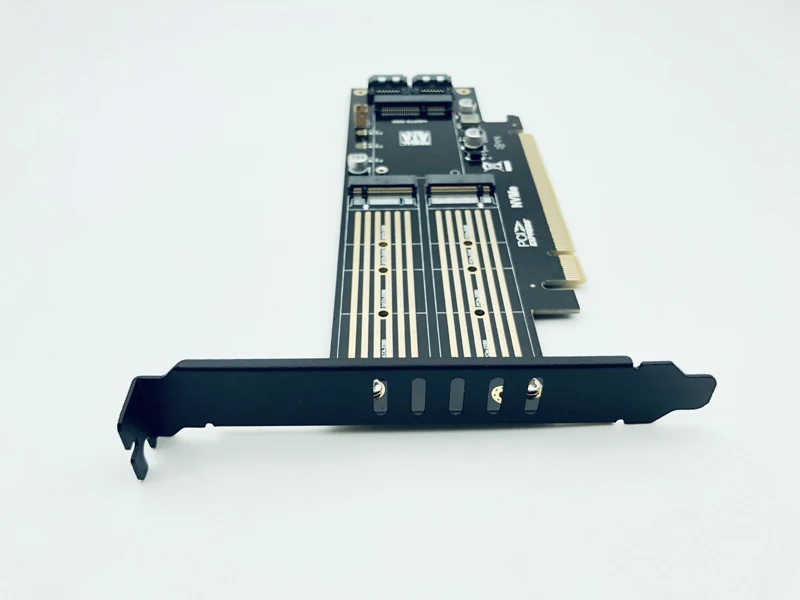 H1111Z добавить на карты SATA M.2 адаптер PCIE SSD NVME M ключ + AHCI NGFF B MSATA 3in1 переходная