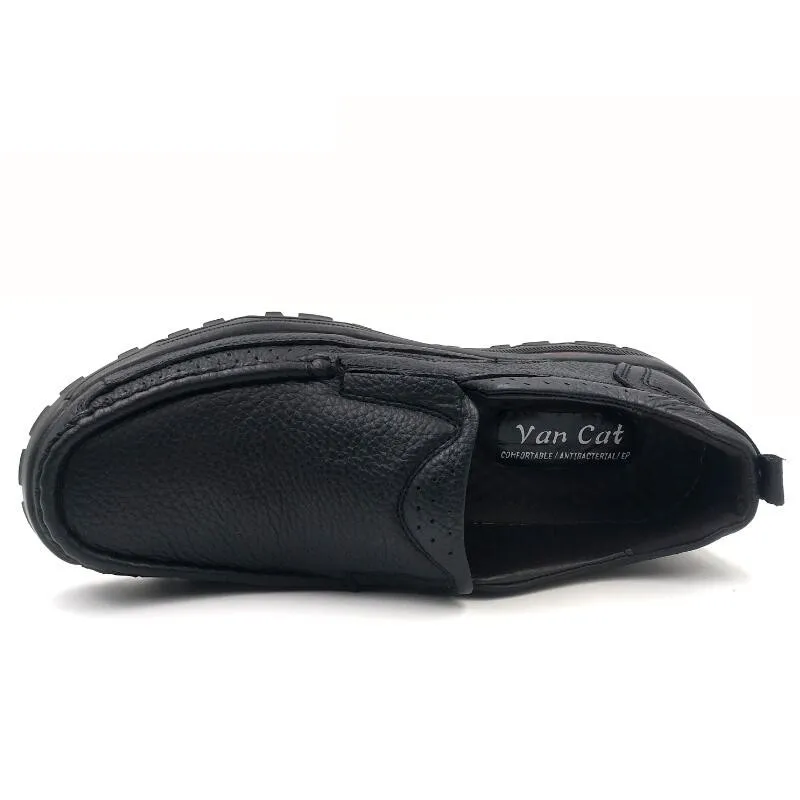 Мокасины VANCAT мужские из натуральной кожи роскошные брендовые лоферы