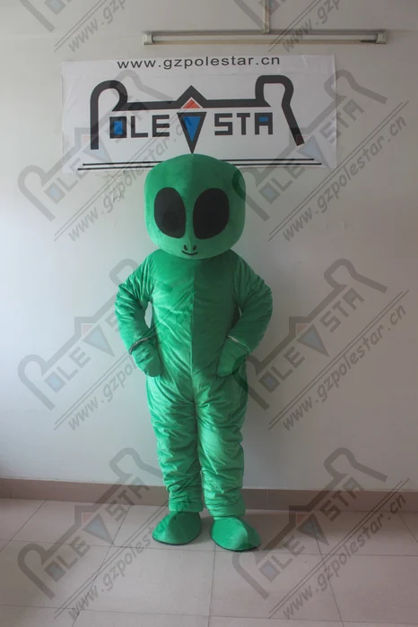 ET маскарадный костюм зеленый инопланетянин Костюмы EVA голова с вентилятором и