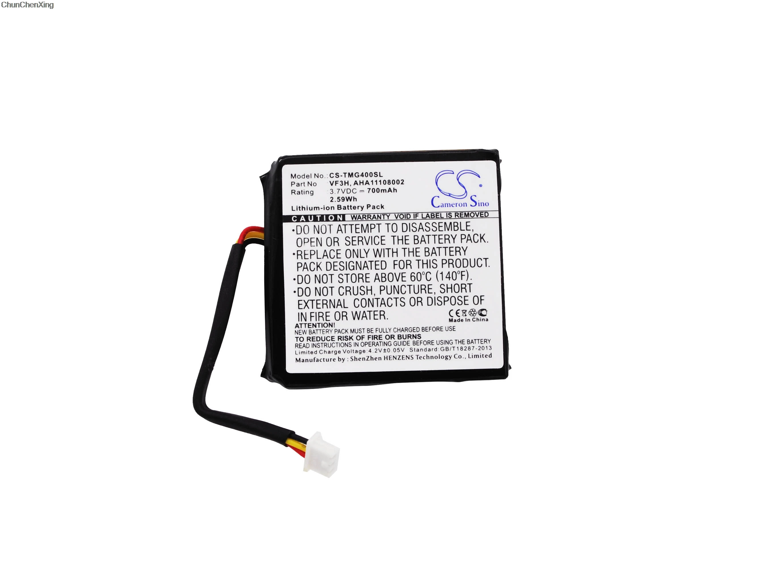 Аккумулятор Cameron Sino 700 мАч AHA11108002 VF3H для TomTom Go 400 4 3 &quot Touch пожалуйста дважды