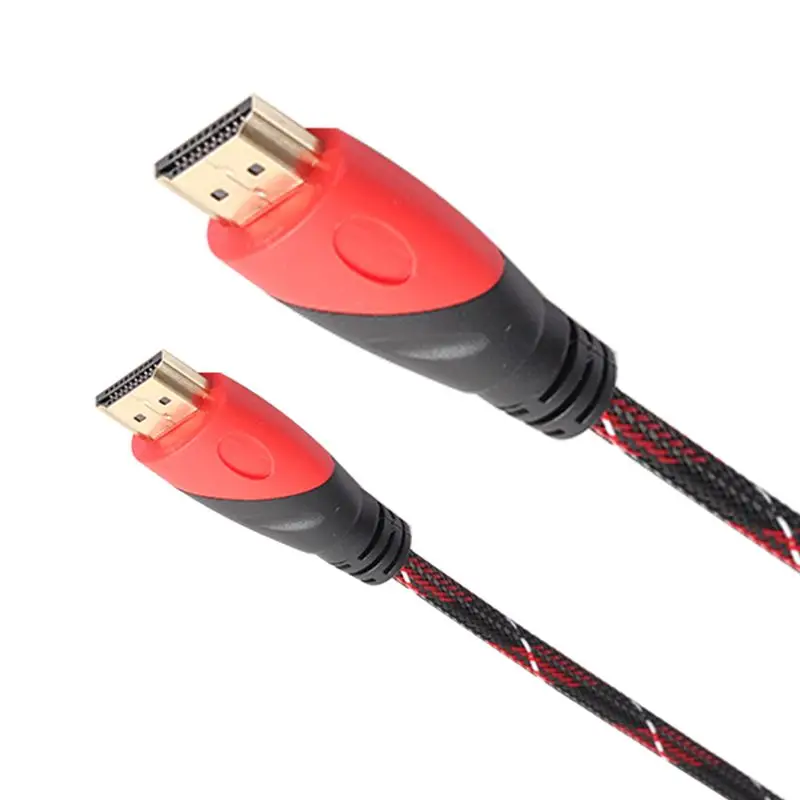ABGN позолоченный hdmi кабель HD видео аудио двойной цветной режим красный и черный