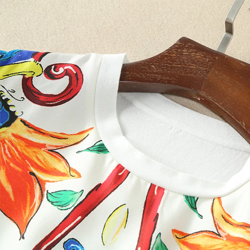 Мода 2018 новые трикотажные пуловеры без рукавов с принтом свитера высокого