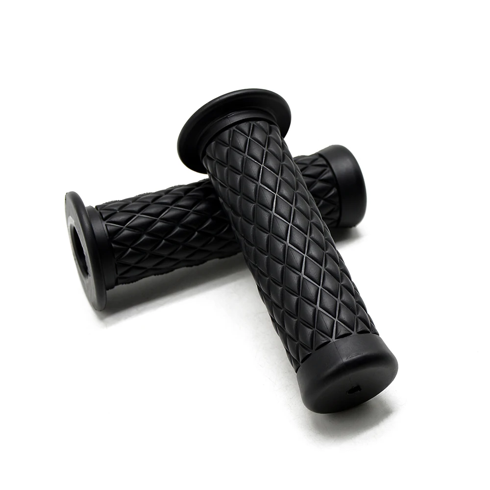 Новые винтажные ручки для Кафе Racer резиновая ручка бар 7/8 &quot22 мм Davidson Sportster XL883 XL1200