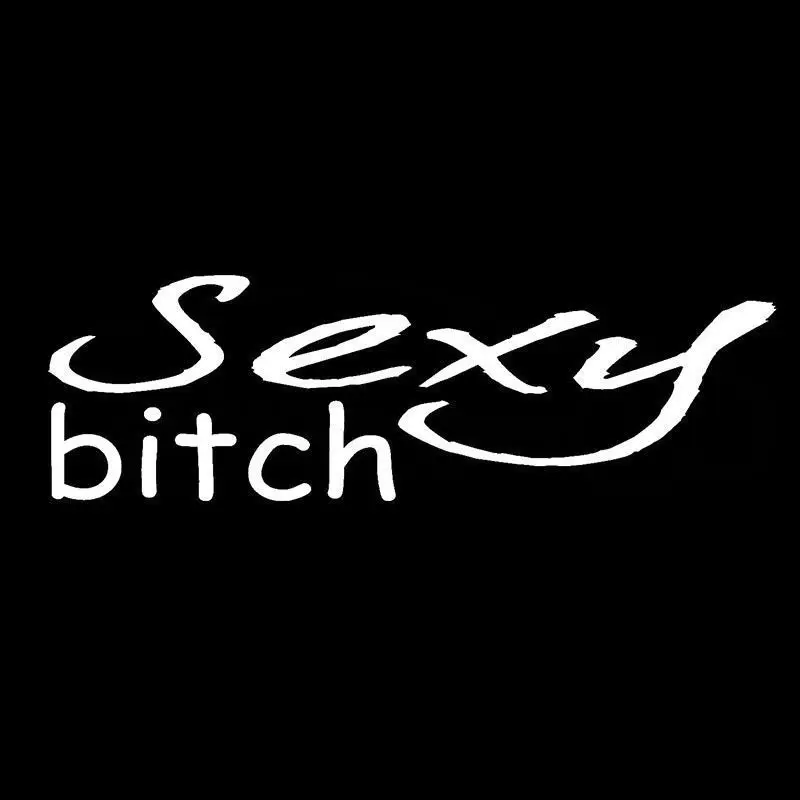 Sexy Bitch Lettering Art Funny Car Sticker for Truck Window Bumper Novelty | Автомобили и мотоциклы