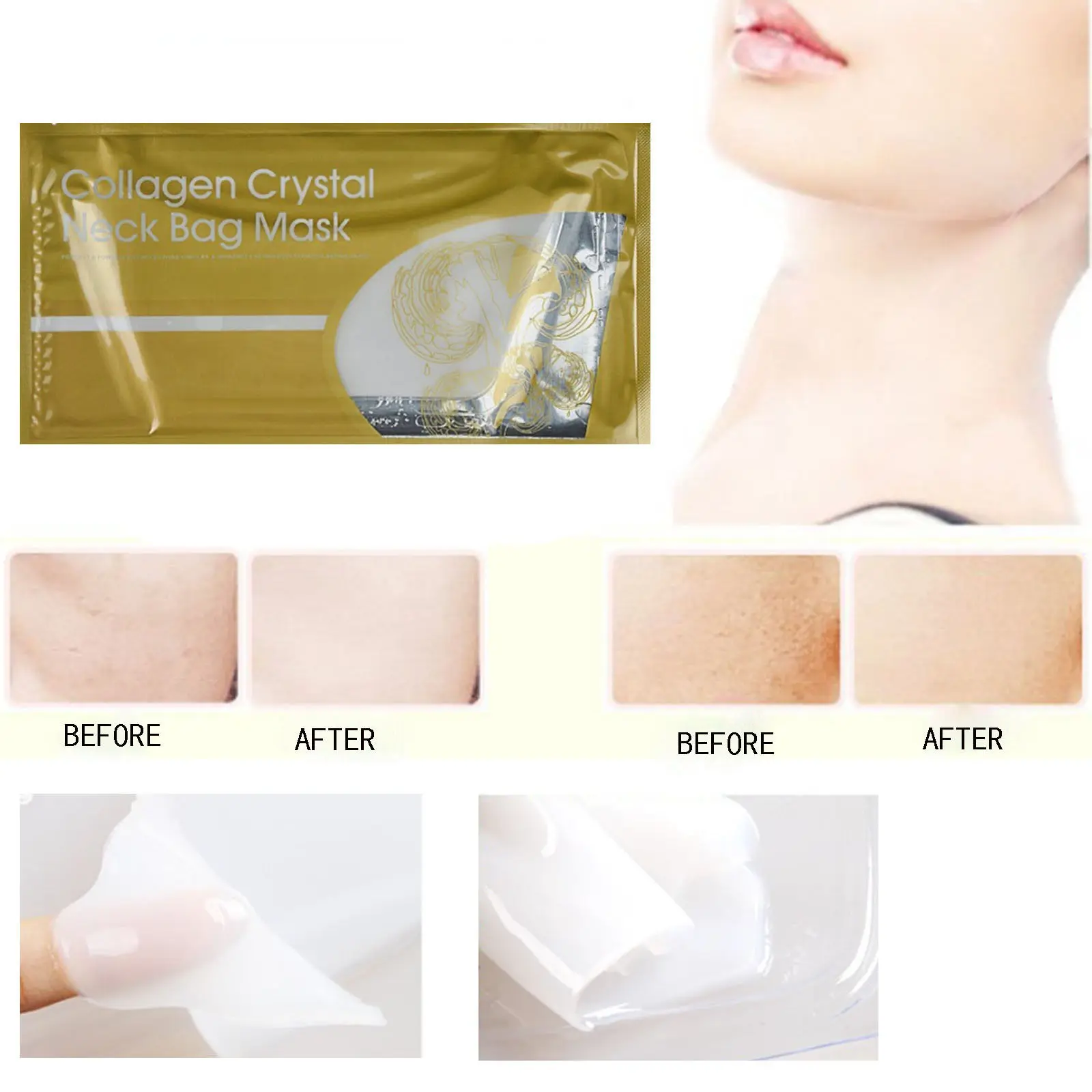 1 шт. Антивозрастная маска для ухода за кожей Anmas Rucci увлажняющие маски шеи