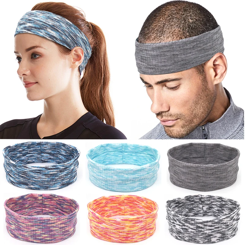 

Yoga Hair Bands Sport Elastic Headbands Sports Yoga Accessory Dance Biker Wide Headband Stretch Ribbon Cotton Hairband