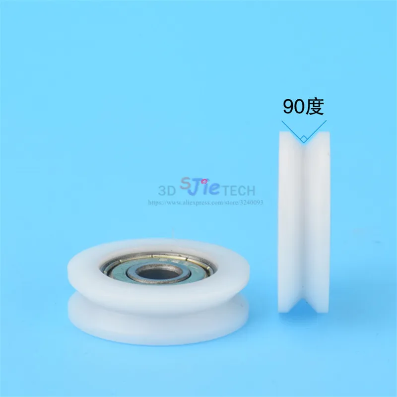 M6 * 27*8 мм 6*27*8 V Рифленое колесо винт M6/винт/резьба 626ZZ Пластиковый Ролик
