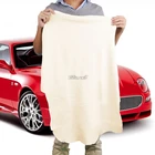 Натуральные замшевые полотенца для мойки автомобиля, 50*70 см, тряпка для сушки, мойки, Прямая поставка