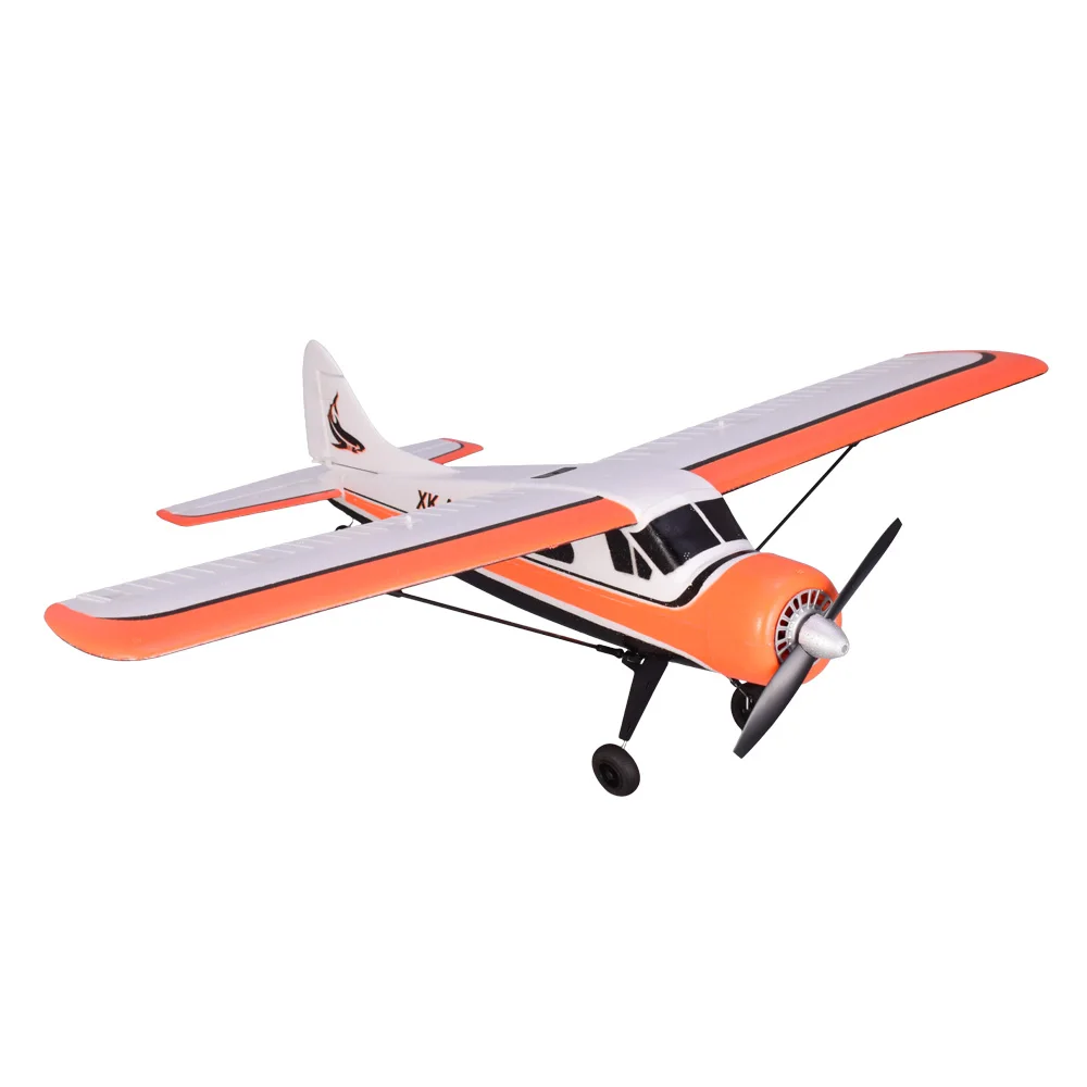XK DHC-2 A600 2 4G 4CH бесщеточный 3D6G Системы RC Самолет 6 оси AB Glider пульт дистанционного