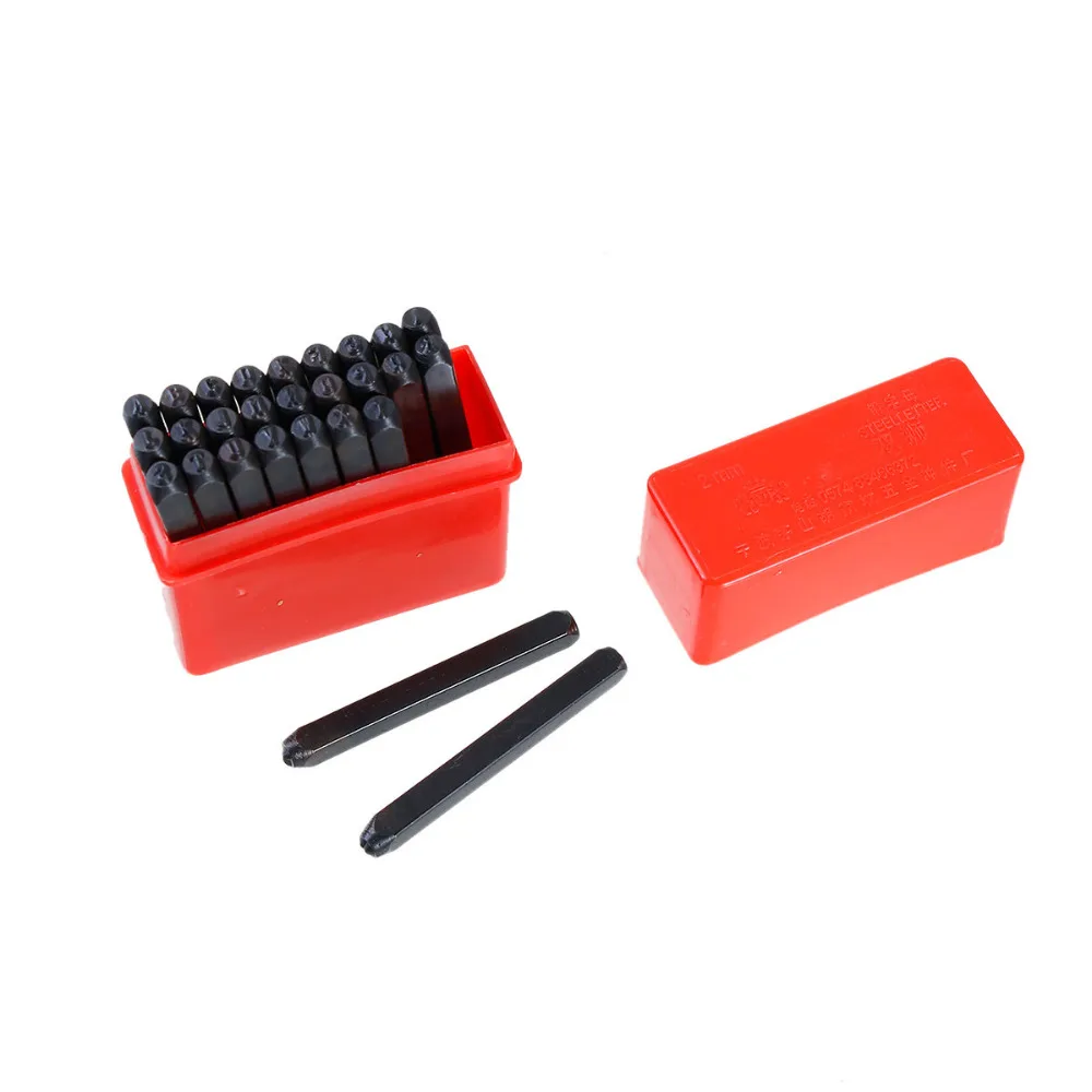 

DoreenBeads 2.5mm Carbon Steel Black Alphabet " A-Z " "&" Rectangle Punch Metal Stamping Tools 59mm x 6mm, 1 Set