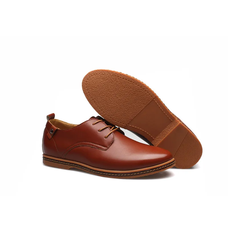 Мужские деловые кожаные туфли на шнуровке размеры 38 47|shoes large size|shoes newshoes business |