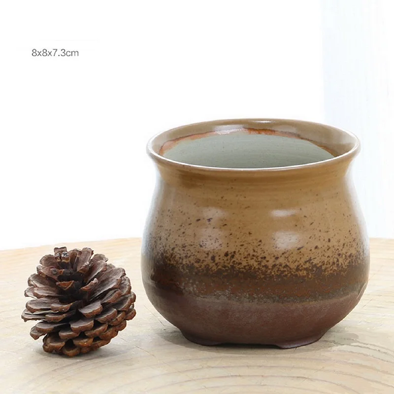 1 шт. керамический цветочный горшок для суккулентов мясистые растения в стиле