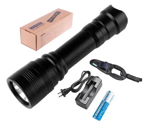 package 5 DIV11-01 светодиодный свет для дайвинга Cree XM-L2(U2) подводный фонарик светодиодный подводный фонарик погружение Дайвинг Свет scubalamp 18650 - Испускаемый цвет: package 5