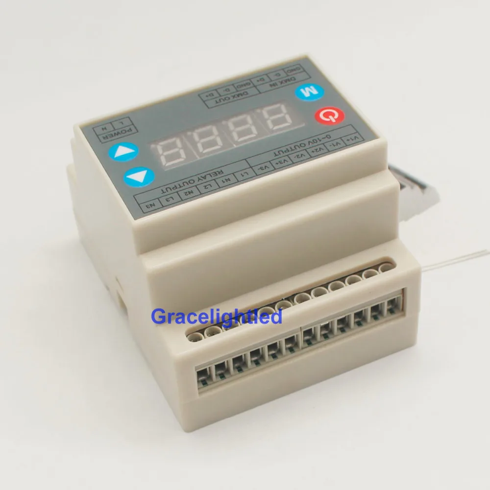 3-канальный диммер высокого напряжения DMX303 Стандартный источник питания