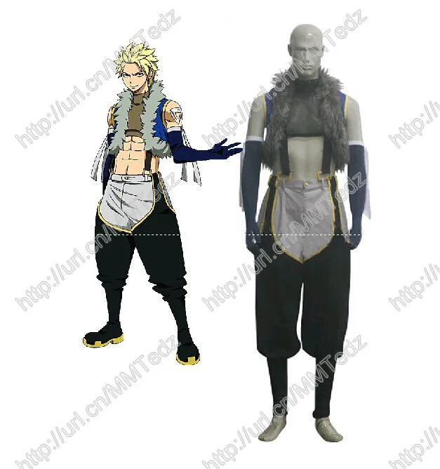 Новое поступление индивидуальный заказ Fairy Tail саблезубого Стинг eucliffe Костюм Аниме Косплэй костюм для Для мужчин